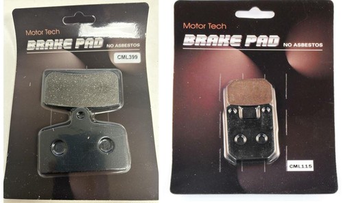 Front rear brake pads - front,
