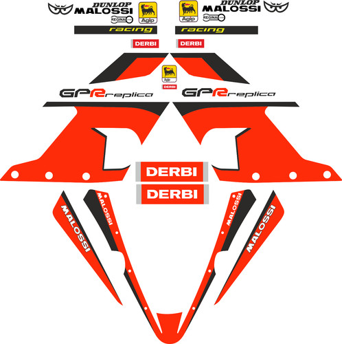 Kit compatible with derbi gpr - kit,